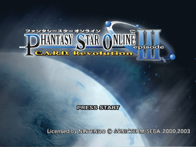 Phantasy Star Online III Card Revolution screenshot 3 for Gamecube